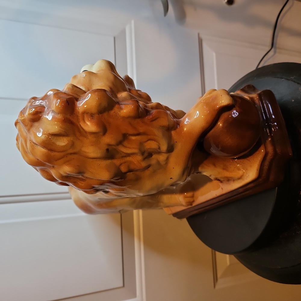 Antique Staffordshire England Hanley Lion by Lancaster & Sons - Picture 4 of 16